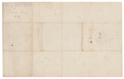 Lot #22 Millard Fillmore (2) Autograph Manuscripts on His Father's Genealogy with (5) Total Signatures - Image 3