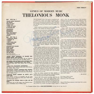 Lot #551 Thelonius Monk Signed Album