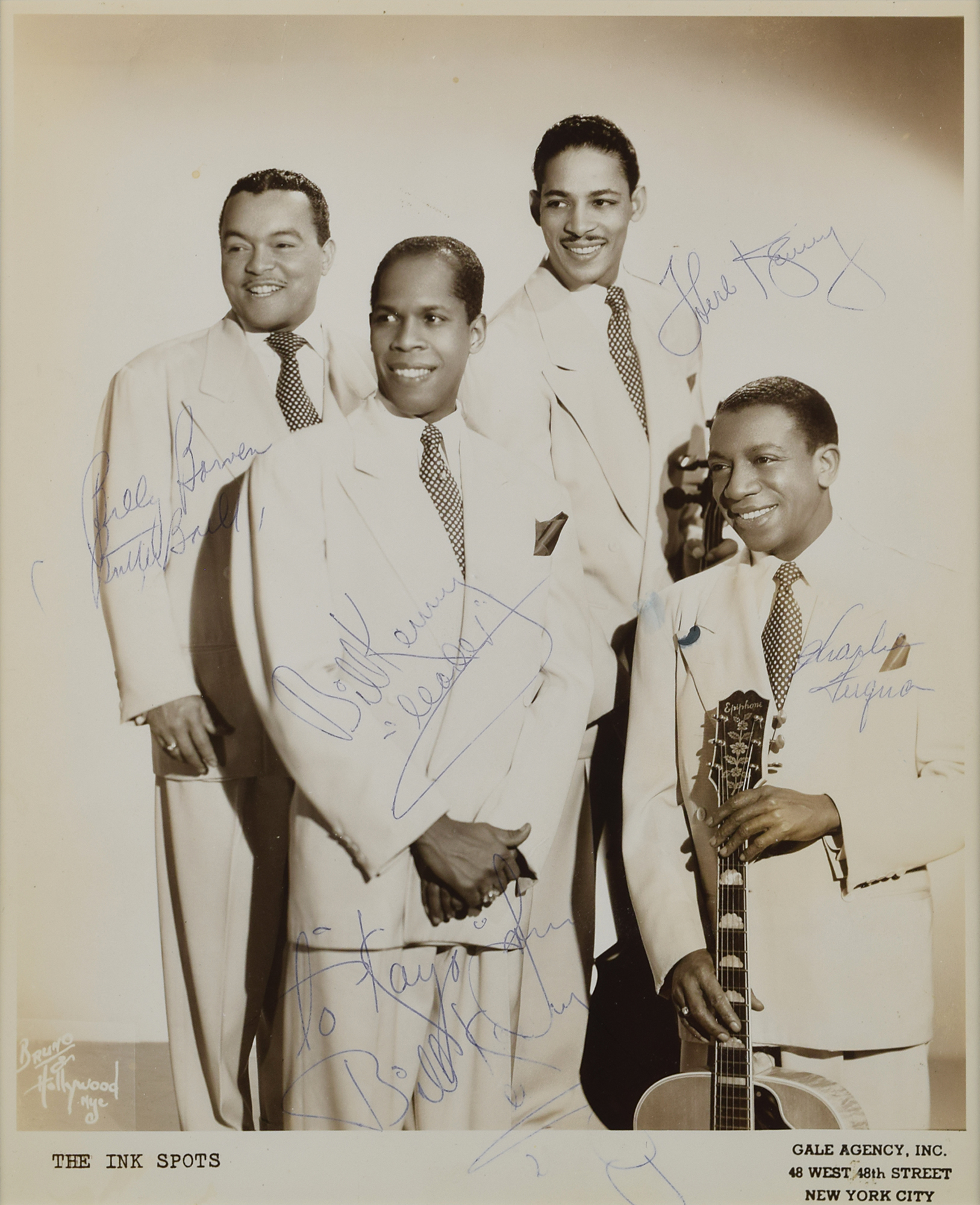 The Ink Spots Signed Photograph | View Realized Prices | RR Auction