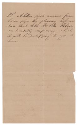 Lot #369 James A. Seddon Letter Signed - Image 3