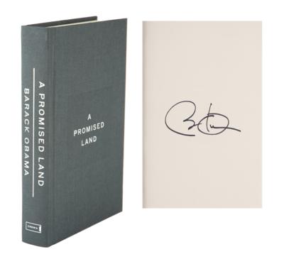 Lot #106 Barack Obama Signed Book