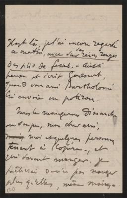 Lot #416 Edgar Degas Autograph Letter Signed