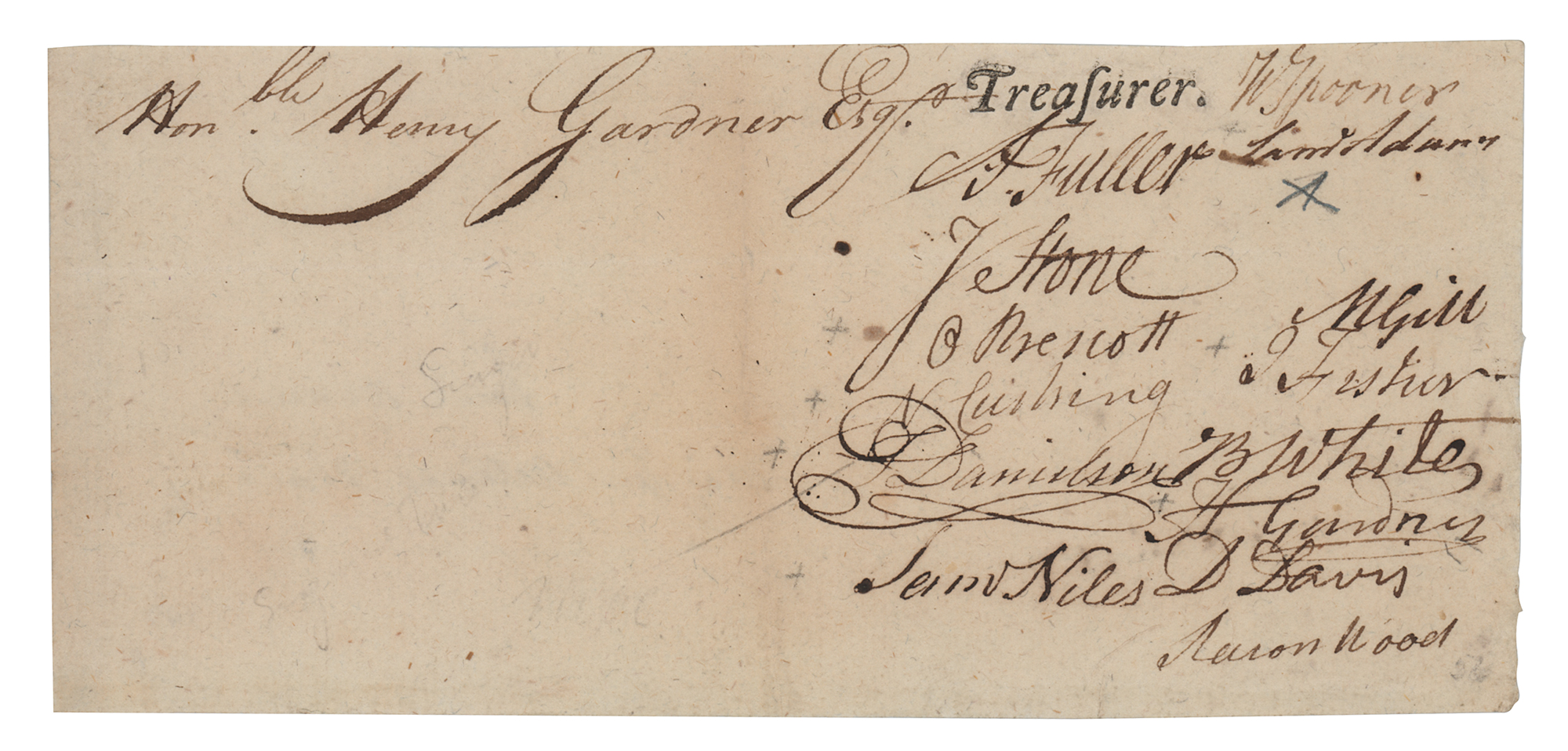 Lot #127 Samuel Adams Signature