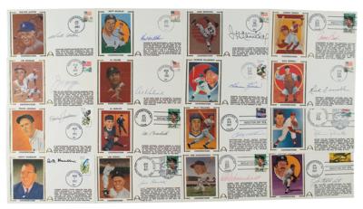 Lot #854 Baseball Hall of Famers (16) Signed Covers - Image 1