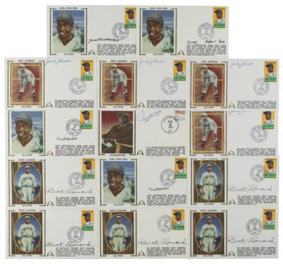Lot #897 Negro League Hall of Famers (14) Signed Covers