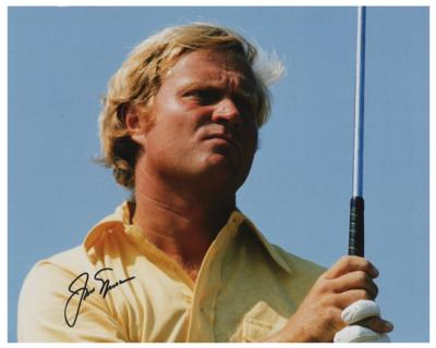 Lot #900 Jack Nicklaus Signed Golf Ball and Signed Photograph - Image 2