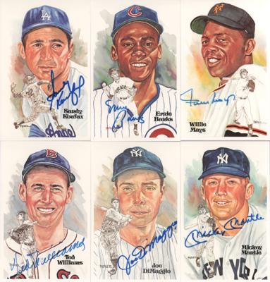 Lot #846 Baseball Hall of Fame Perez-Steele Card Sets with (36) Signed - Image 1