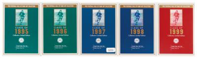 Lot #881 Football Hall of Famers (18) Signed Goal Line Art Cards - Image 2