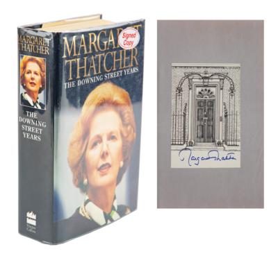 Lot #303 Margaret Thatcher Signed Book