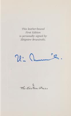Lot #72 Jimmy Carter and Zbigniew Brzezinski (2) Signed Books - Image 3
