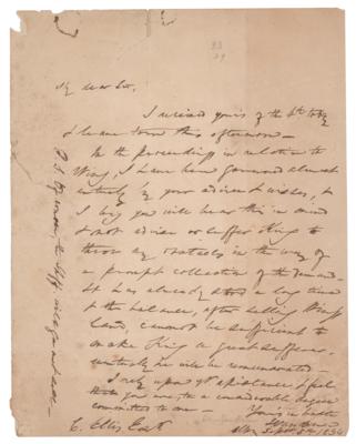 Lot #17 Martin Van Buren Autograph Letter Signed