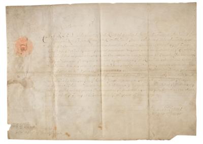 Lot #245 King Charles II Document Signed