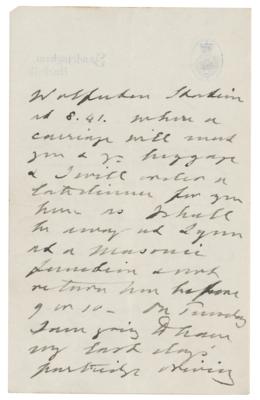 Lot #246 King Edward VII Autograph Letter Signed - Image 2