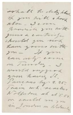 Lot #246 King Edward VII Autograph Letter Signed - Image 3