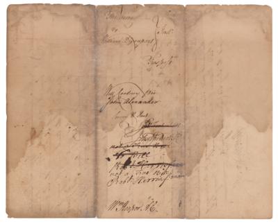 Lot #133 William Hooper Autograph Document Signed - Image 2