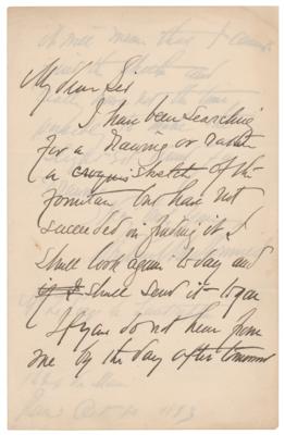 Lot #437 Frederick MacMonnies Autograph Letter