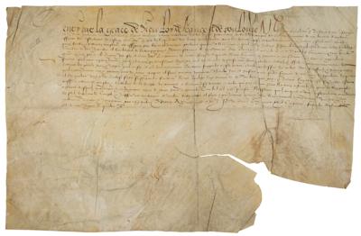 Lot #256 King Henry III Document Signed