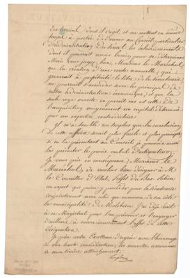 Lot #163 Pierre-Simon Laplace Document Signed