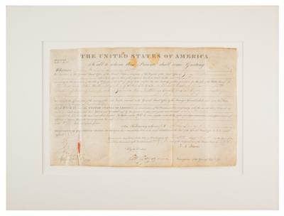 Lot #58 John Quincy Adams Document Signed as President - Image 2