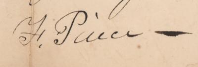 Lot #109 Franklin Pierce Autograph Letter Signed - Image 2