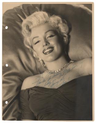 Lot #698 Marilyn Monroe Signed Oversized Photograph