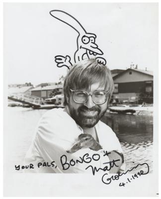 Lot #459 Matt Groening Signed Photograph