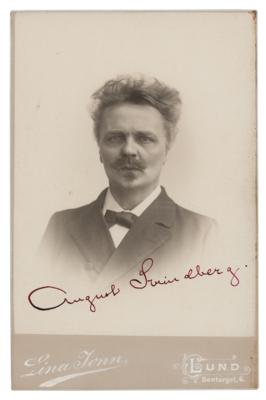 Lot #479 August Strindberg Signed Photograph