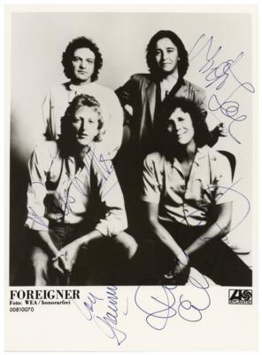 Lot #633 Foreigner Signed Photograph