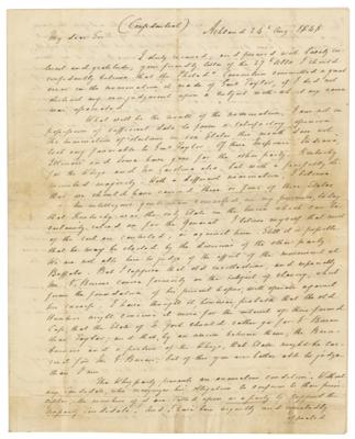 Lot #146 Henry Clay Autograph Letter Signed - Image 1