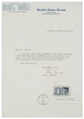 Lot #49 John F. Kennedy Typed Letter Signed - Image 2