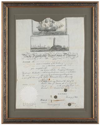 Lot #18 Martin Van Buren Document Signed as President - Image 1
