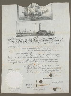 Lot #18 Martin Van Buren Document Signed as President - Image 2