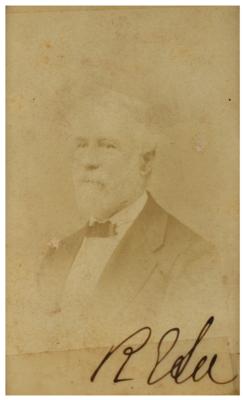 Lot #320 Robert E. Lee Signed Carte-de-Visite Photograph - Image 2