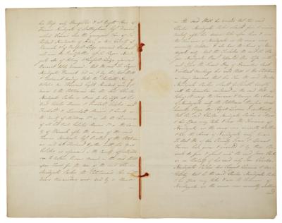 Lot #254 King George III Document Signed - Image 2