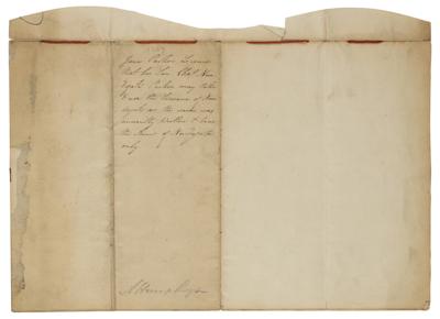 Lot #254 King George III Document Signed - Image 4