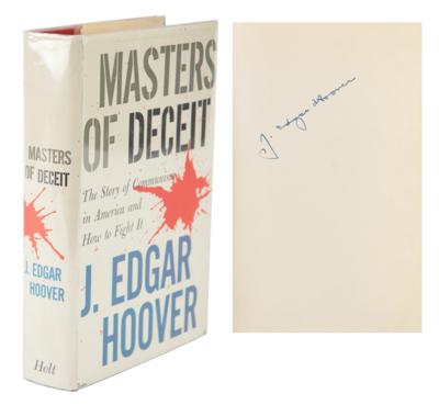 Lot #241 J. Edgar Hoover Signed Book