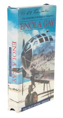 Lot #333 Enola Gay Signed VHS Tape - Image 1