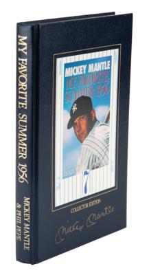 Lot #893 Mickey Mantle Signed Book