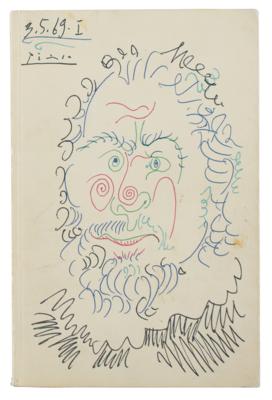 Lot #420 Pablo Picasso Signed Exhibition Catalog