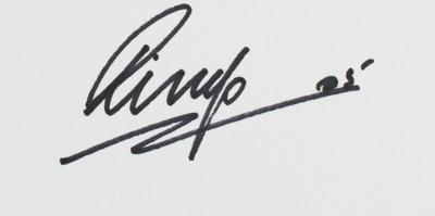 Lot #560 Beatles: Ringo Starr Signed Print - Image 2