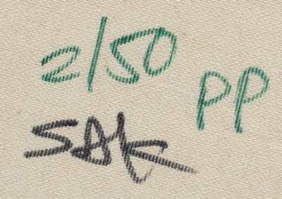 Lot #421 Pablo Picasso: Steve Kaufman Signed Silkscreen - Image 2