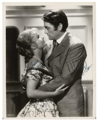 Lot #787 Gregory Peck and Debbie Reynolds Signed Photograph - Image 1