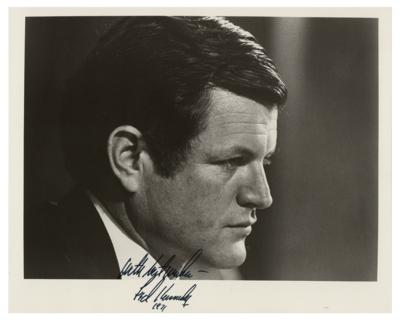 Lot #244 Ted Kennedy Signed Photograph