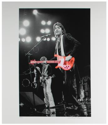 Lot #603 Beatles: Paul McCartney Print by Richard E. Aaron - Image 1