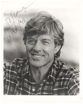 Lot #791 Robert Redford Signed Photograph