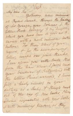 Lot #482 William Wordsworth Autograph Letter Signed