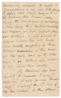 Lot #482 William Wordsworth Autograph Letter Signed - Image 2