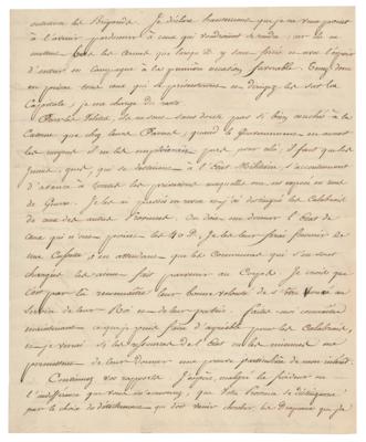 Lot #355 Joachim Murat Letter Signed - Image 2