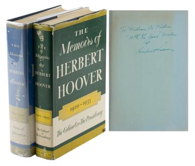Lot #93 Herbert Hoover Signed Book