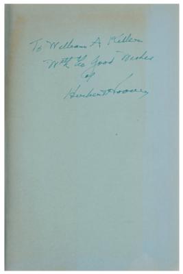 Lot #93 Herbert Hoover Signed Book - Image 2